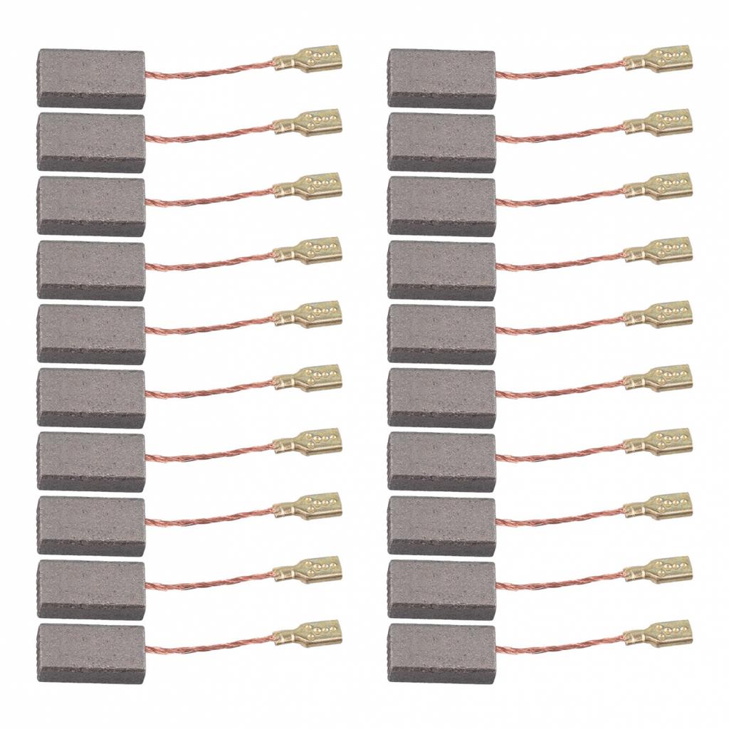 20PCS Carbon Brushes For Motor Angle Grinder Tool 45mm Spare Parts Useful