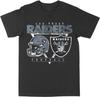 Philcos NFL Las Vegas Raiders Helmet Logo Black T-Shirt