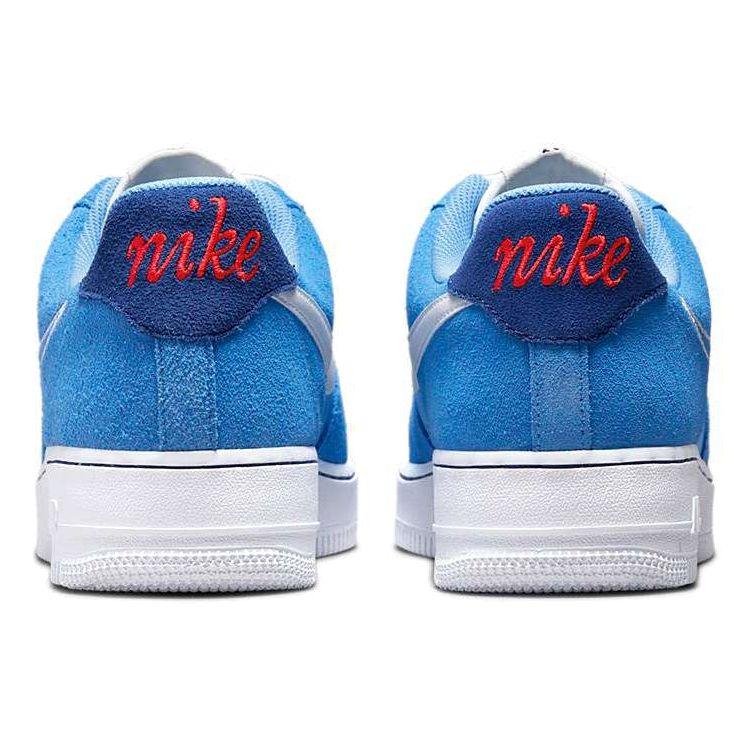 Nike Air Force 1 07 LV8 First Use - University Blue Men Sneakers White Deep-Royal-Blue DB3597-400