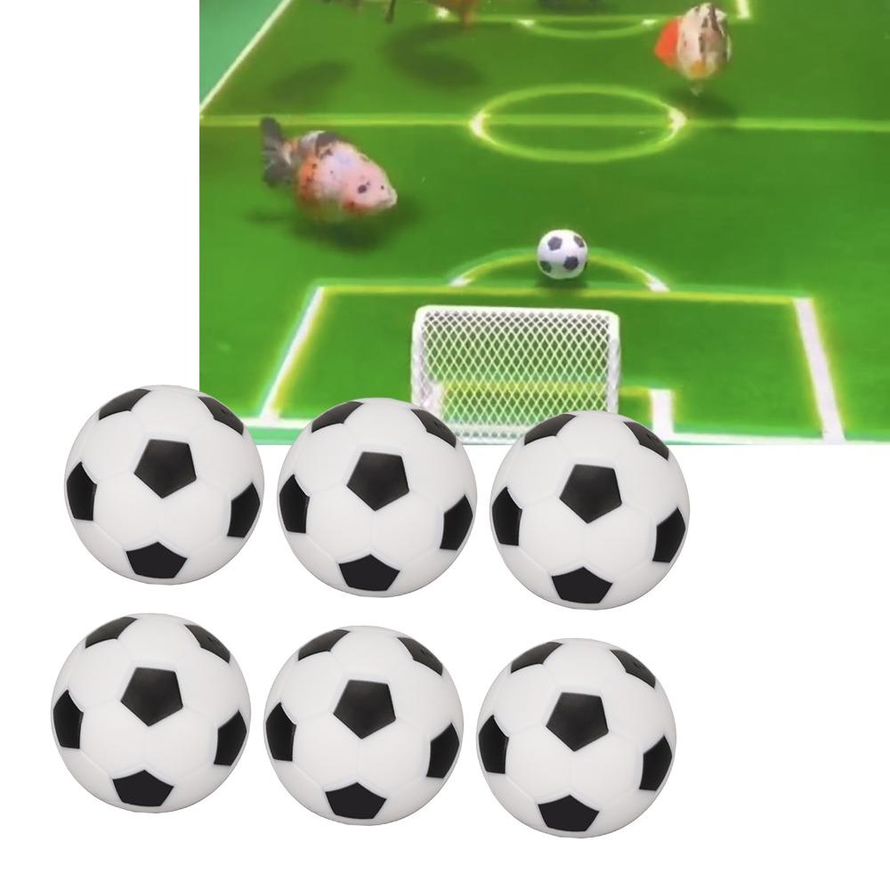 10 Pcs Set Mini Size Mini Soccer Aquarium Decoration Aquarium Decor Floating Lifelike Soccer Balls Lifelike Shape ABS