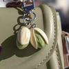 Pistachio Keychain & Pendant: Creative, Funny Accessory for Backpack or Car Keys
