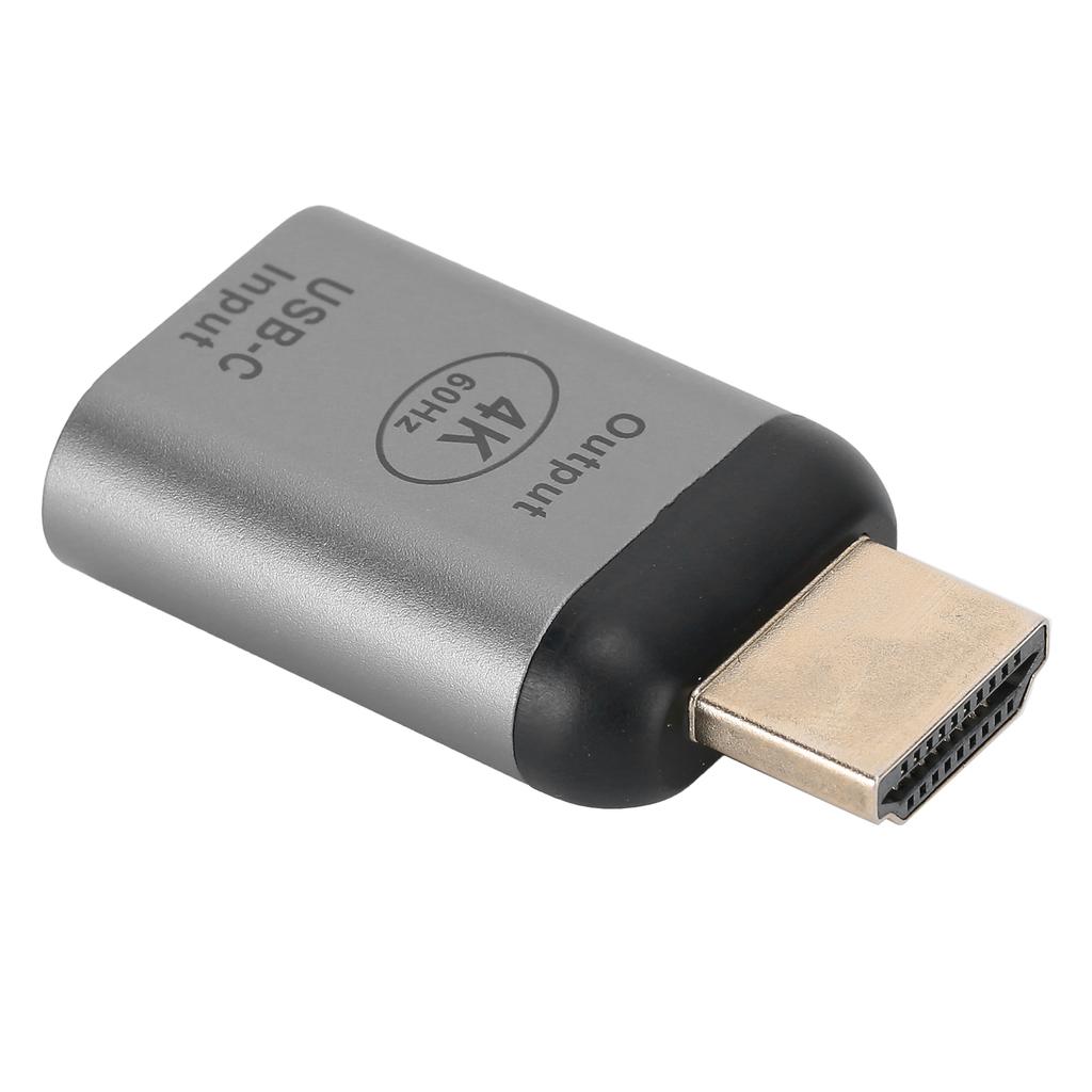 Aluminum Alloy Shell Type‑C Female To HD Multimedia Interface Male Adapter Connector for Win Android OS X