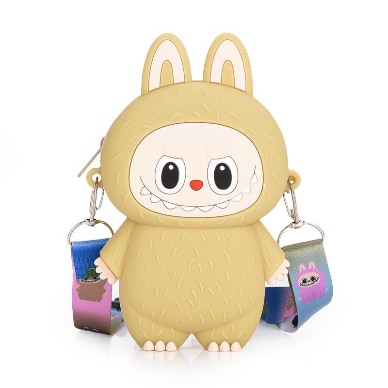 Diagonal Silicone Children Cross Bag Colorful Wallet Outdoor Shoulder Bag