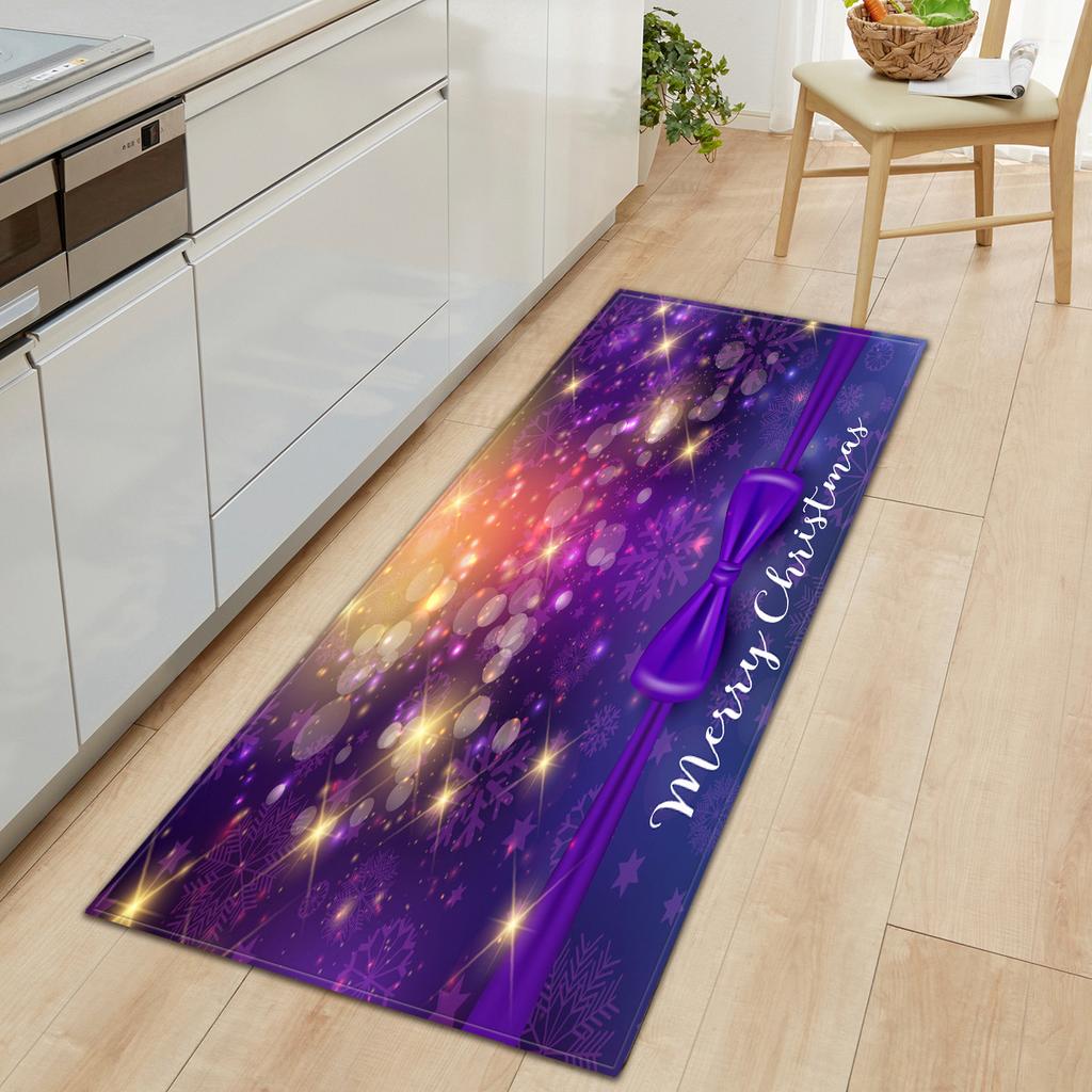 Christmas Kitchen Sand Carpet Doormat Long Floor Mat