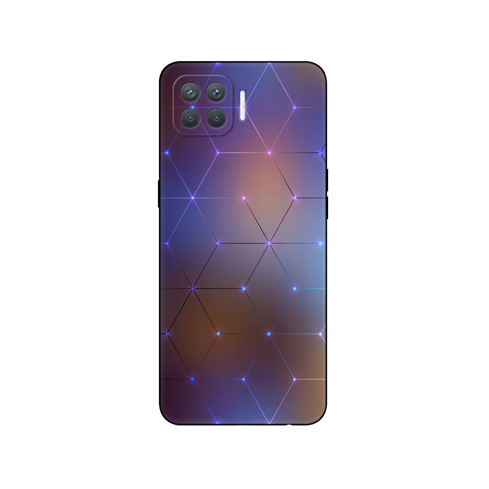 For Oppo Reno4 Lite Case Silicon Phone Case On Oppo F17 Pro Back Cover  Reno 4 Lite 6.43" Black Tpu Case Pink Anime Space Car