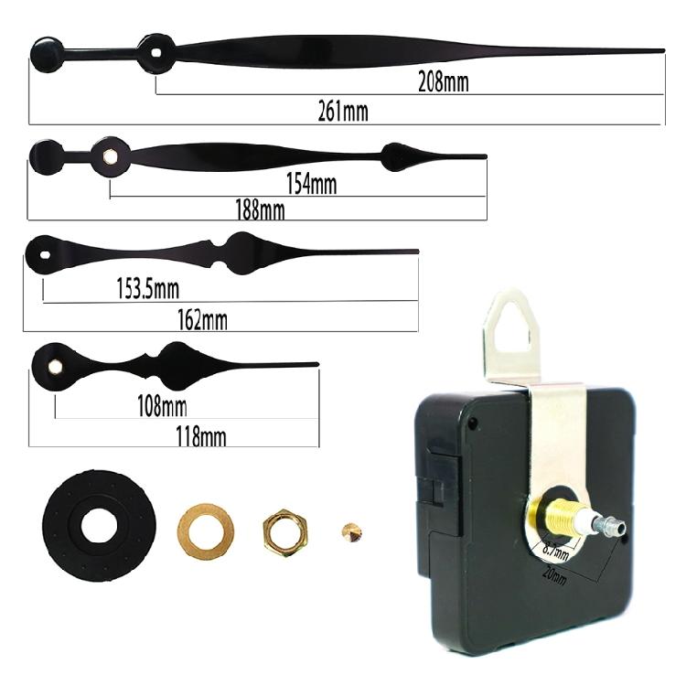 High Torque Long Shaft Clock Movement Mechanism Quartz Clock  Kit