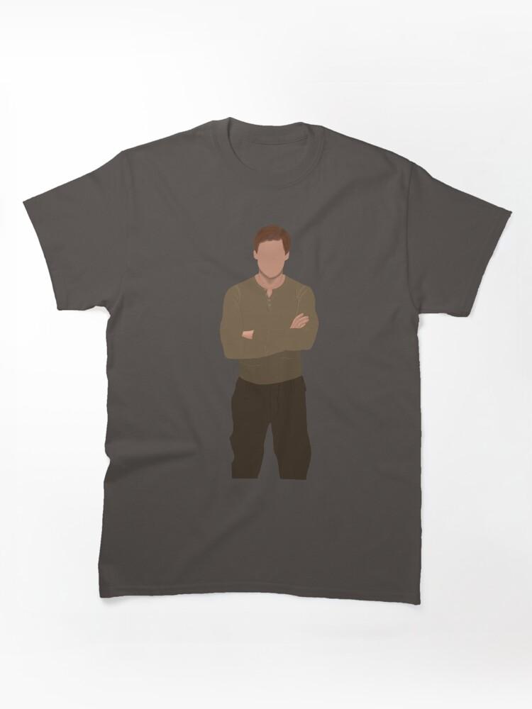 Trinity Blood Hand drawn Dexter in his killing shirt Faceless portrait illustration Classic Unisex T-Shirt