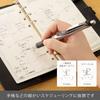 Pentel Ballpoint Pen Gel Ink Gel Knock Type 0.3 mm Silver Shaft BLN73-A Black