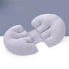 New Maternity Pillow for Back and Side Sleeping Pregnancy Wedge Belly Support Multipurpose Knit Cotton Pillow