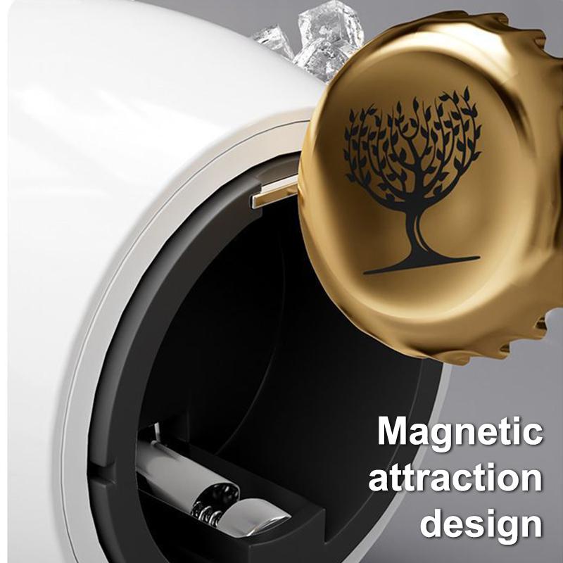 New Polar Bear Magnetic Bottle Opener Multifunctional Portable Automatic Bottle Openers Bar Gadgets Kitchen Accessories