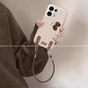 Applicable to opporeno11pro mobile phone case, new creative OppO high-end women's line three-dimensional coffee beans