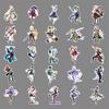 50PCS Genshin Impact Cartoon Graffiti Stickers for DIY Skateboards, Phones & Suitcases - Waterproof