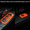 Oranger Fensterheber-Schalterpanel-Zierabdeckung für Dodge Charger 11+ / RAM 1500 10-17