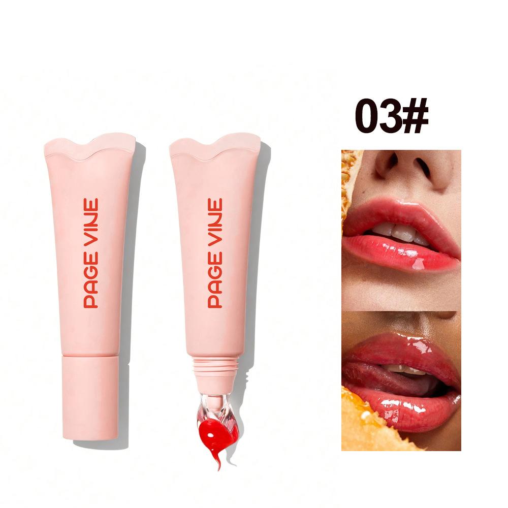 Water Gloss Moisturizing Clear Lip Gloss Mirror Jelly Plumping Lips Transparent Lip Tint Makeup Wholesale Women's Cosmetics