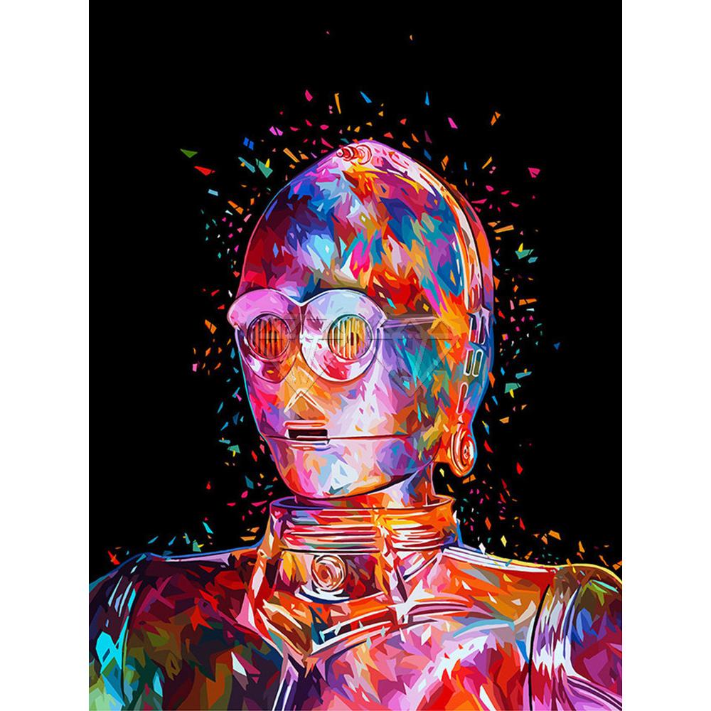 5D DIY Diamond Painting Set Disney Toy Story Star Wars Home Decor Full Round Diamond Embroidery Cross Stitch Mosaic Paint