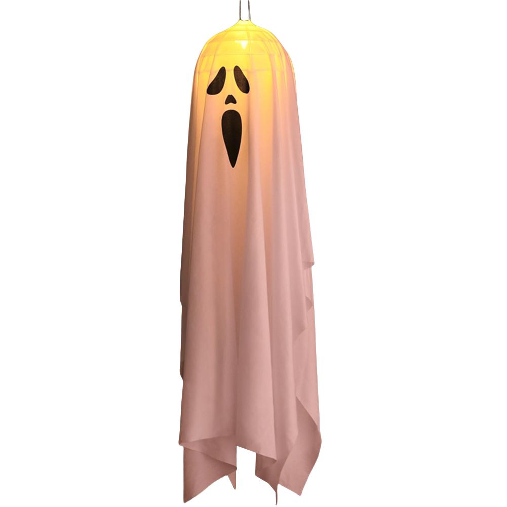 Cute Flying Ghost Light Halloween Hanging Light Up Ghost Spooky Ghost Halloween Decor with Lights Halloween Party Decoration