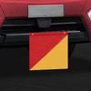 Flag For Truck 6 Pieces Warning Flags With Elastic Cord 18 X 18 Inch High Visibility Banner For Truck Load Farm Tow Vehicle