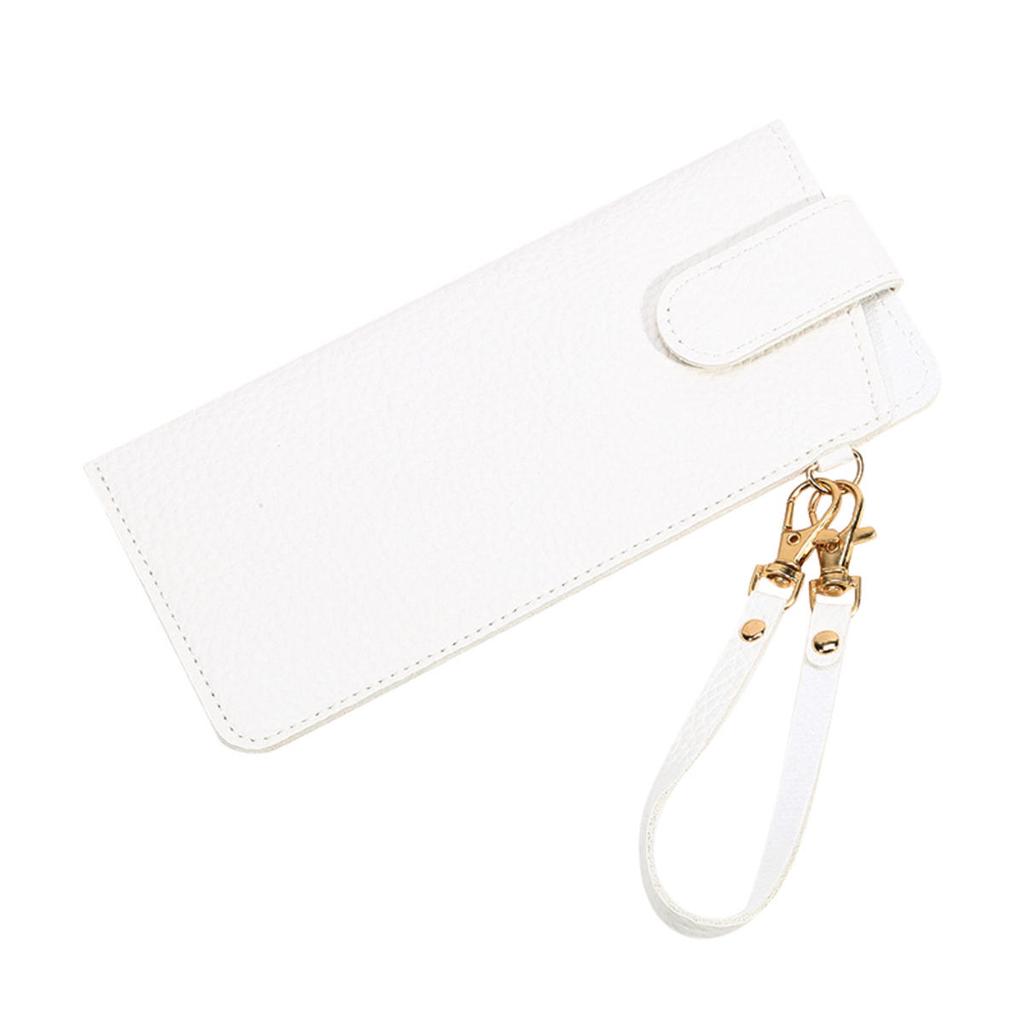 Unisex Fashion Soft PU Leather Eyeglasses Holder Bag Traveling Sunglasses Hanging Bag Stylish Eyewear Organizer Portable Luggage Accessories