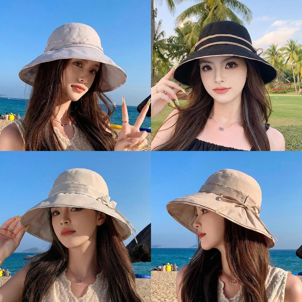 Summer Sun Protection Fisherman Hat With Large Brim For Outdoor Activities