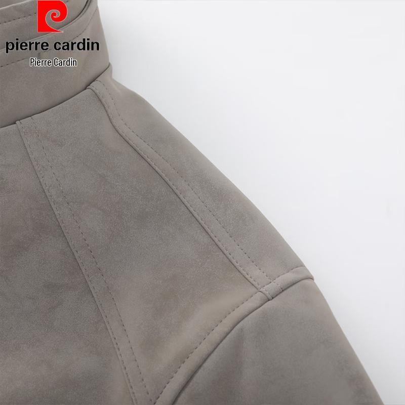 Pierre Cardin Men's Faux Leather Bomber Jacket