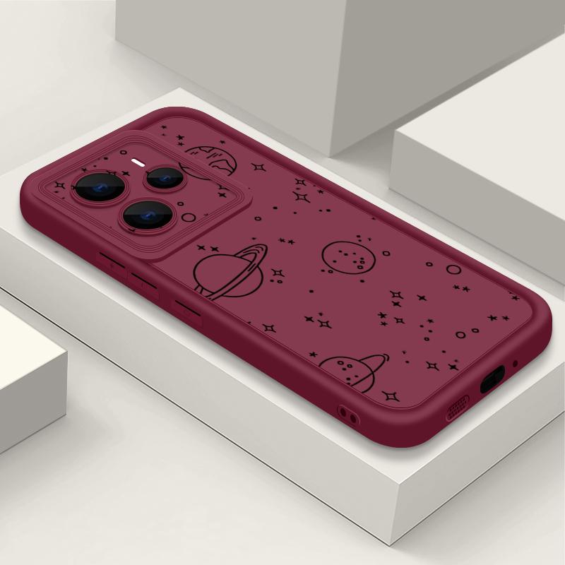 Blue Stars Moon Pattern TPU Phone Case For Xiaomi 14T Pro 13T Pro Shockproof Soft Silicone Back Cover Fundas For Xiaomi 14T 13T Xiaomi 14t
