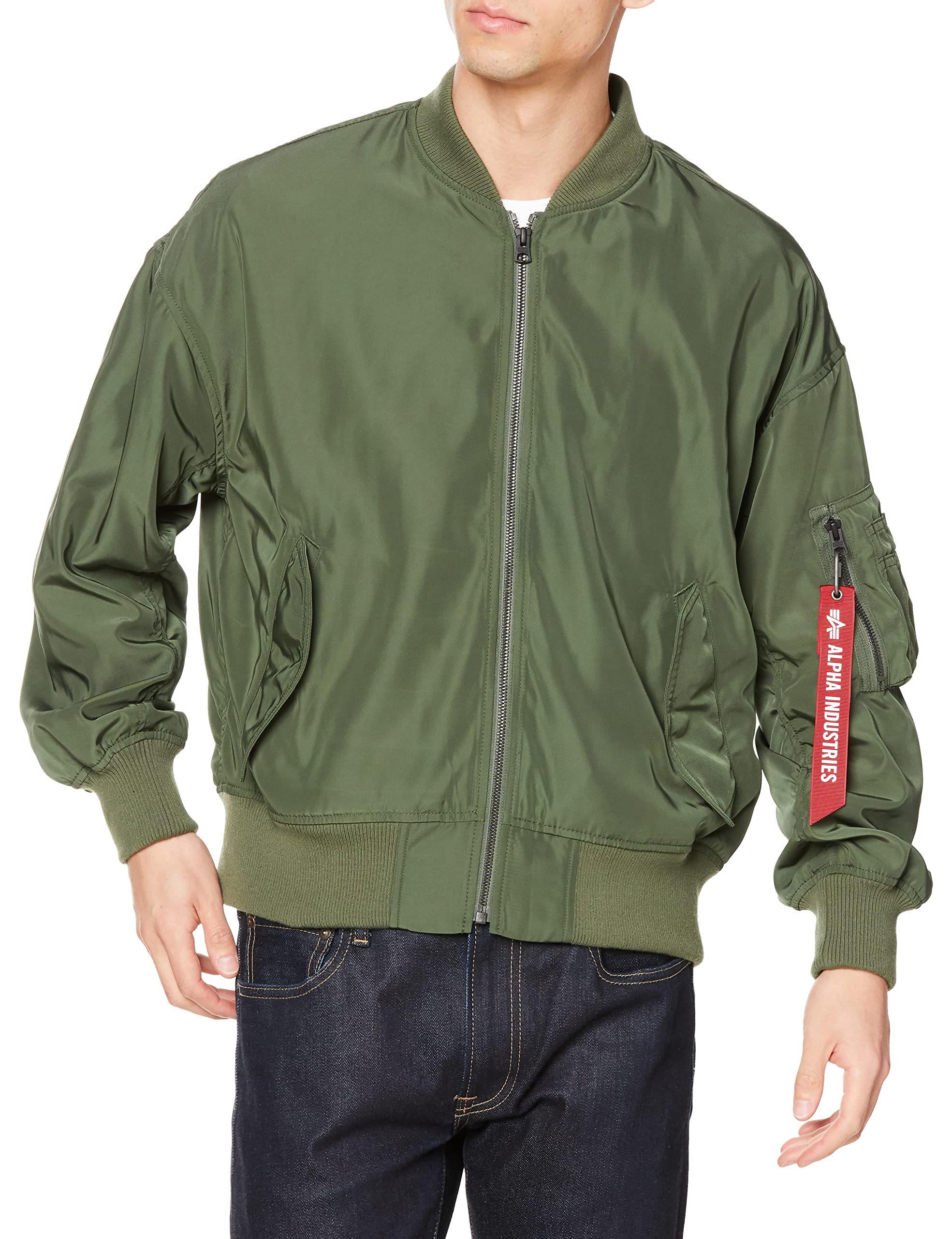 

Внешний свободный военный блузон TA7158 OLIVE S [Alpha Industries] L-2B оливковый