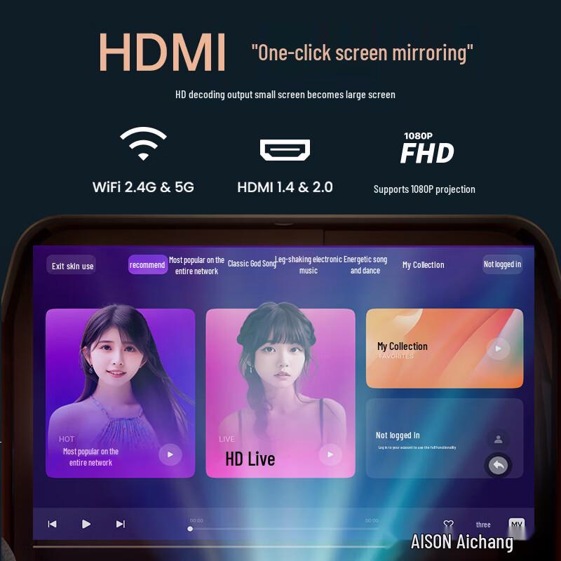 AISON Smart Portable Karaoke Speaker