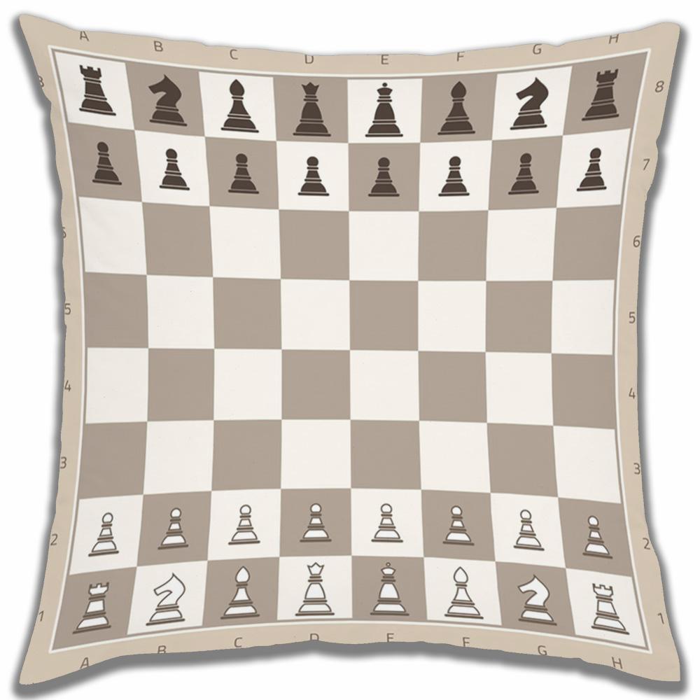 Chess Board Decorative Pillows for Bed Cushion Cover Cushions Covers Pillow Cases Twin Size Bedding Sofa