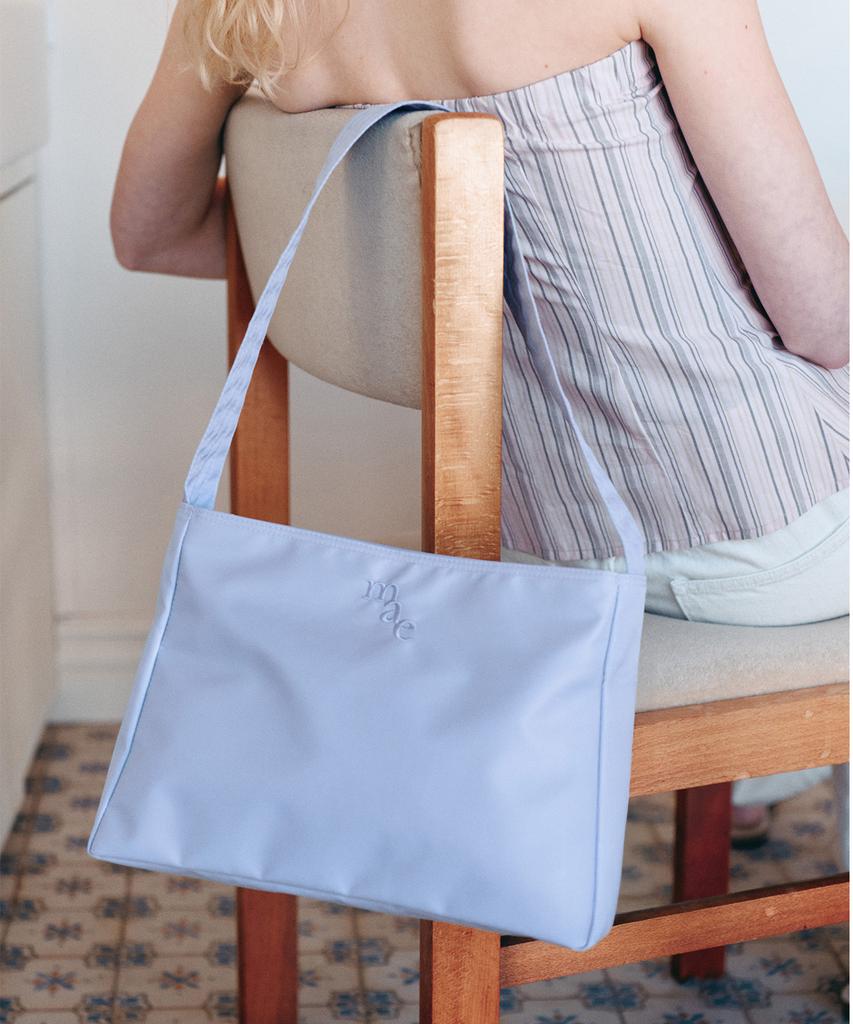 Mucu And Ebony Comfy Bag _ Lavender Blue