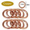 N0138157 Automotive Oil Drain Plug Sealing Washer Metal Gasket Crush Washer For Auto Engine Protection