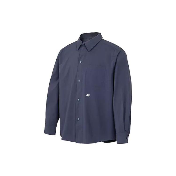 New Balance SS24 Shirt Men s Blue AMJ33358-ECL L