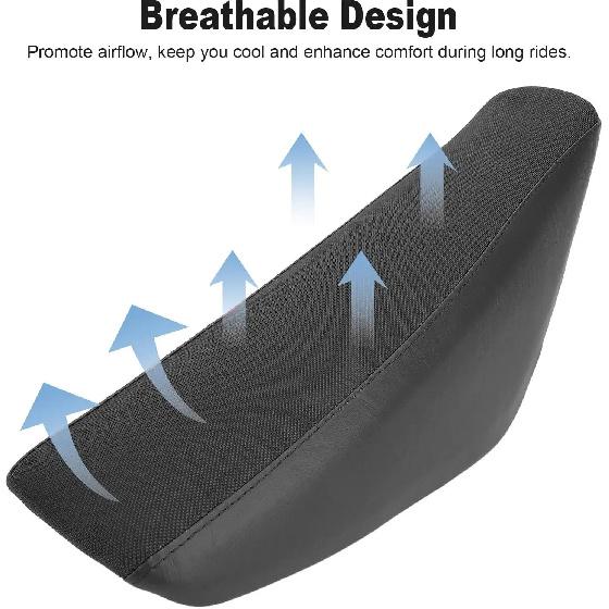 Motorcycle Tall Seat Cushion Comfortable Thicken Saddle Nonslip Breathable for Dirt Bike Motocross Scooter Crf50 Type 110cc