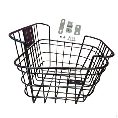Front and Rear Bike Basket Universal Weatherproof Decorative Practical Bicycle Cargo Rack for