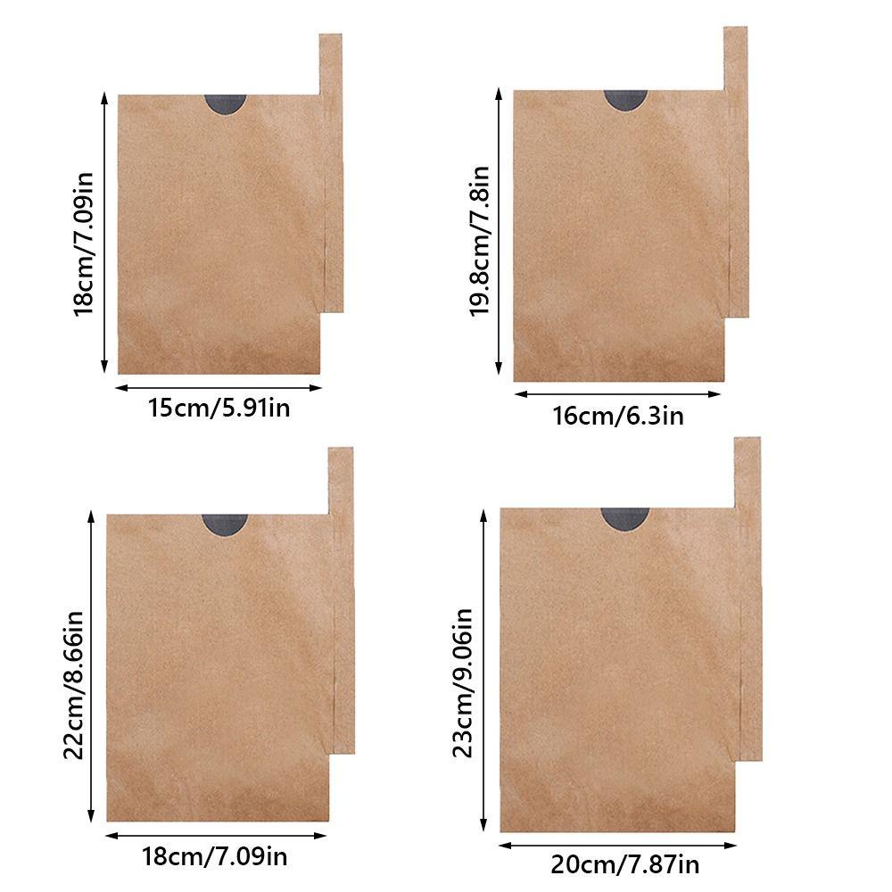 100PCS Breathable Fruit Development Bag Against Insect Promote Growth Anti-Bird Pouch Waterproof Protection Bag Fruit Growth