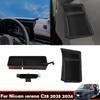 For Nissan SERENA C28  2024 ABS Mobile Phone Holder Navigation Trument Screen Storage Box Cover Trim Interior Accessories