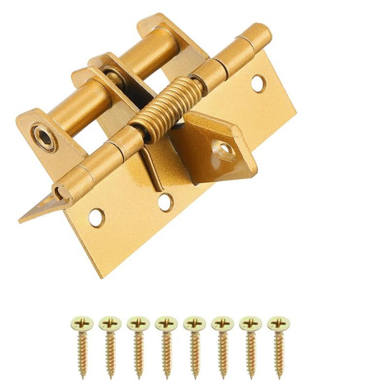 3 In 1 Automatic Self Closing Door Hinges with Positioning 90 Degrees Integrates Spring Hinge Door Closer and Door Stopper