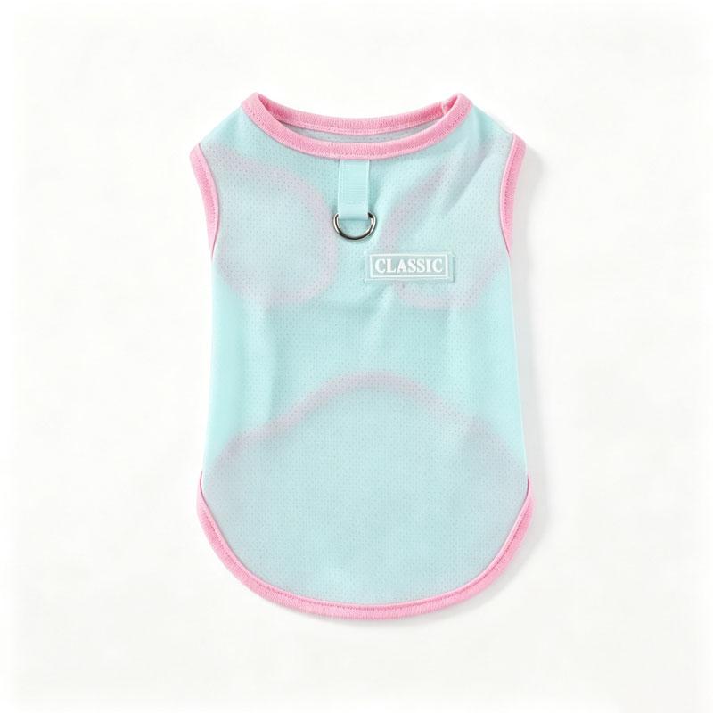 Breathable Mesh Pet Vest with D-ring Summer Cooling Dogs Cats Sleeveless Shirt Thin Puppy Vest for Small Medium Large DogsXS-4XL