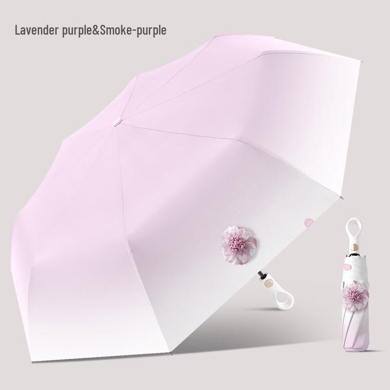 KarLot Gradient Flower Automatic Sun/Rain Umbrella