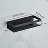 Bathroom Shelf Stainless Steel Shower Rack Corner Shelf Square Bath Shower Shelf Nail Free Black/Nickel Storage Organizer Rack