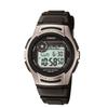 W-213-1AV Digital Watch with 10-Year Battery, Silver, Men's, Overseas Model