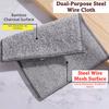 1/5/10Pcs Bamboo Fiber Dish Washing Towel Wire Pot Cleaning Rag New Cleaning Rag  Pot Washing