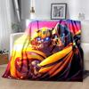 1pc Blanket Bumblebee and Optimus Prime Print Design, Lightweight Blanket for Sofa, Bed- Soft &Warm, Gift for All Seasons like Christmas, Halloween