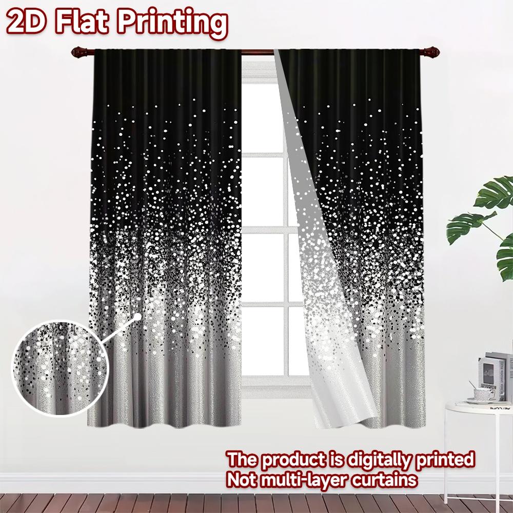 2D flat Photography Backdrop Popular Background Banner Black and White Dots (2) 100% Polyester Party & Holiday Decor Perfect