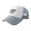 Moon Mountain Bear Sport Mesh Baseball Caps For Unisexs Adult Unisex Beach Sunscreen Hats Hip Hop Trucker Cap