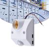 1X Human  Body Induction Plastic Lamp Holder  For E27 Bulbs AC110-240V LED Automatic  Human Body Infrared IR Sensor  Lamp Holder