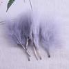 Blood vessel velvet feather turkey feather jewelry cat toy cat stick handicraft dream catcher decorative material
