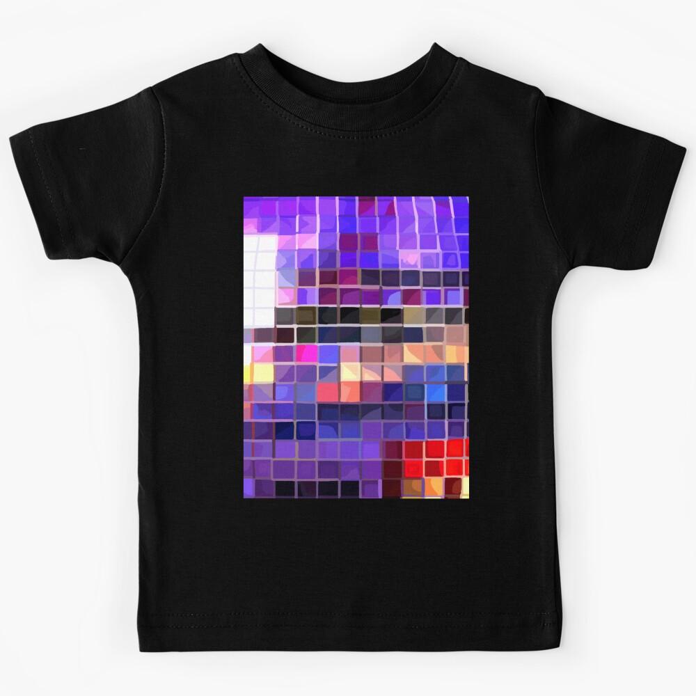 Iridescent Disco Ball Pattern Kids T-Shirt 150
