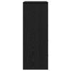 Sideboard Black Oak Effect 60 x 31 x 84 cm Engineered Wood