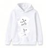 Kids Boys Girls Pullover Hoodie, Cute Anime Cat Bite Puppy Printed Casual Long Sleeve Hooded Sweatshirt, Soft Warm Tops for Toddler Daily Outfits Scho