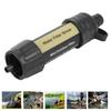Outdoor Water Filter Straw with Bag Kit Mini Water Purifier for Camping Hiking EmergencyAll Black 